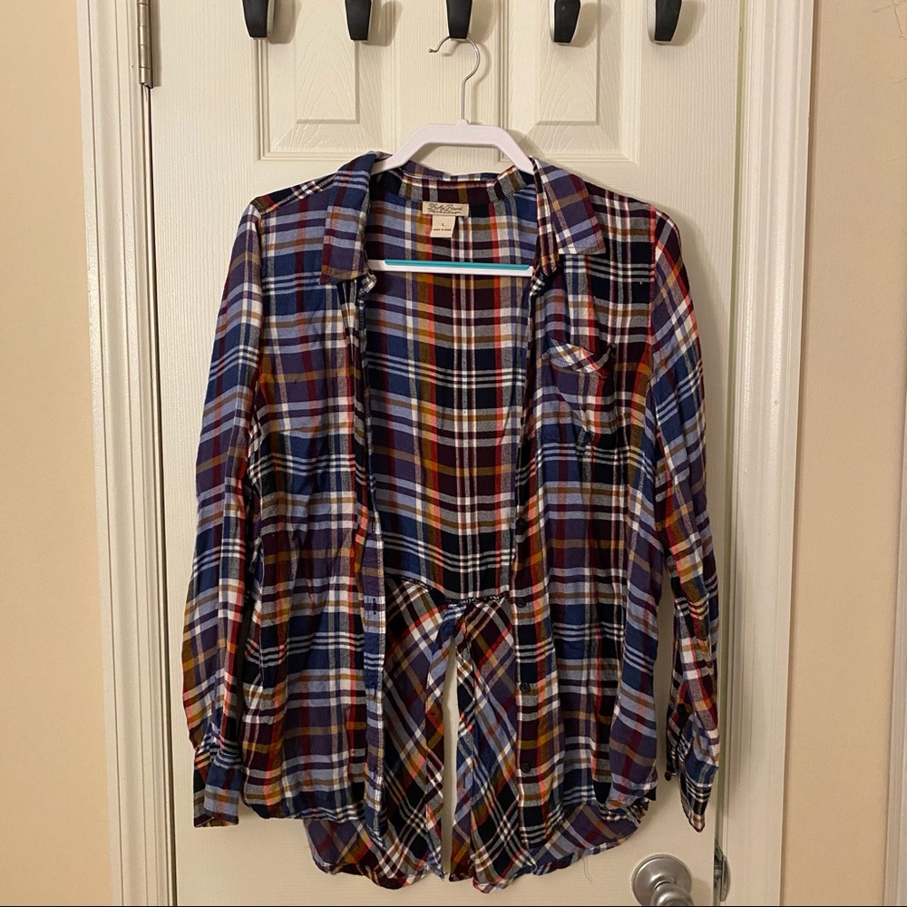 Lucky Brand Plaid Cotton Shirt